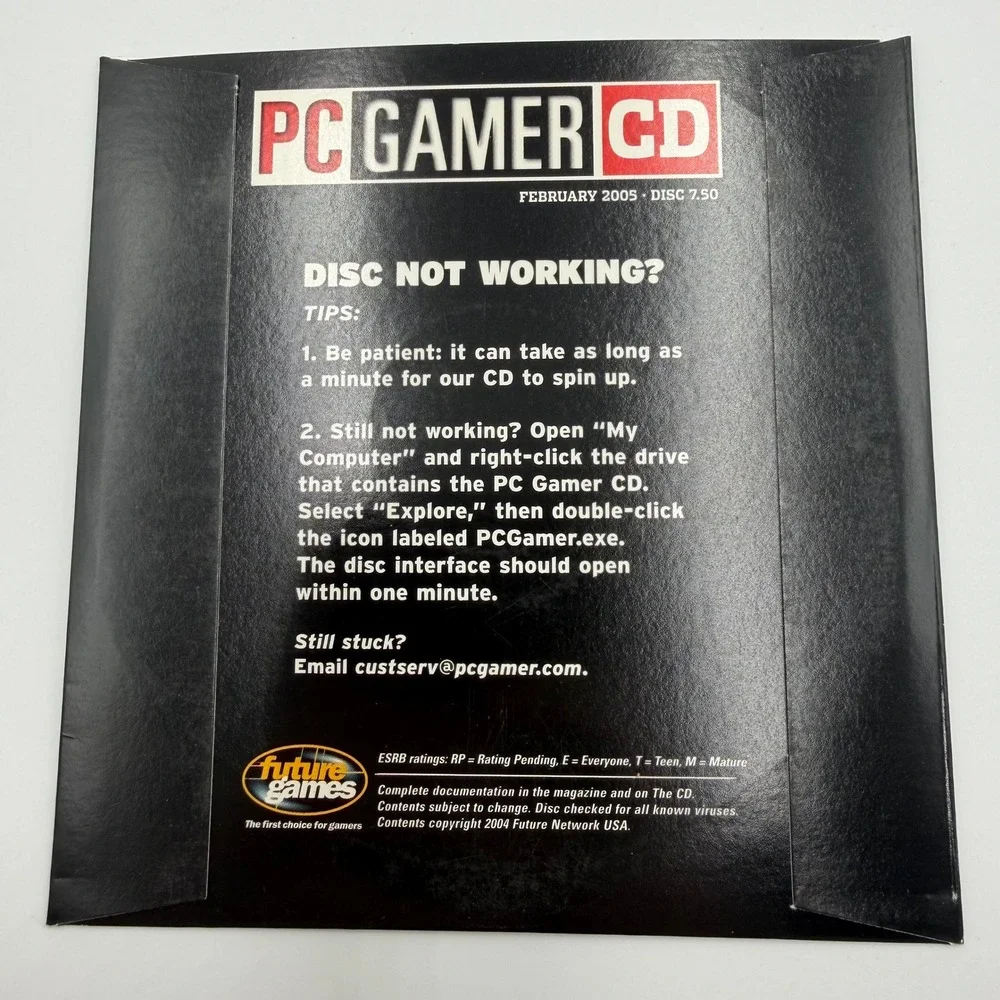 PC Gamer CD February 2005 Disc 7.50 Immortal Cities Children of the Nile Demo